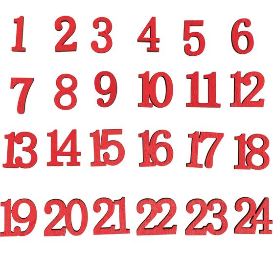 Cyfry adwentowe "Rufus"