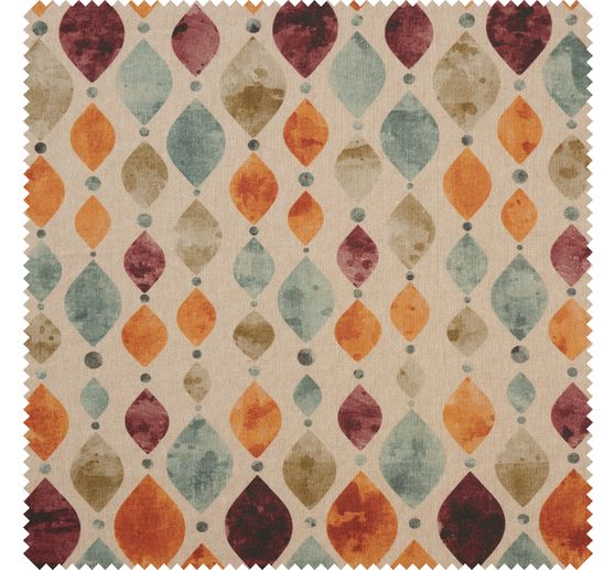 Lniana tkanina z motywem "Seymour"