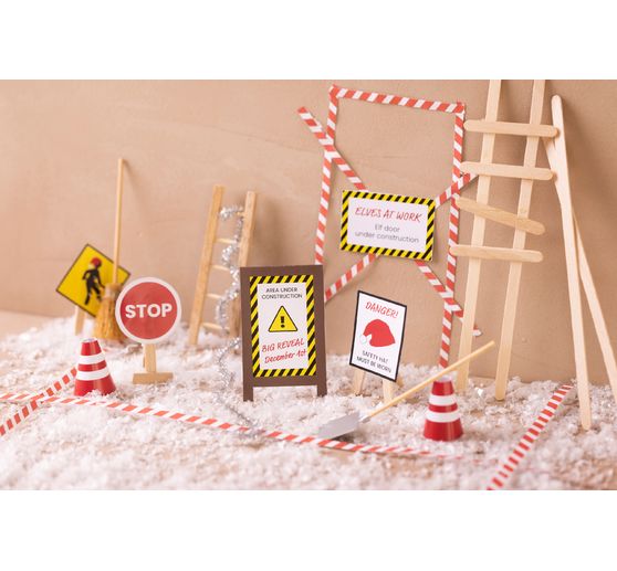 Mini zestaw do rękodzieła drzwiczki elfów "W budowie"