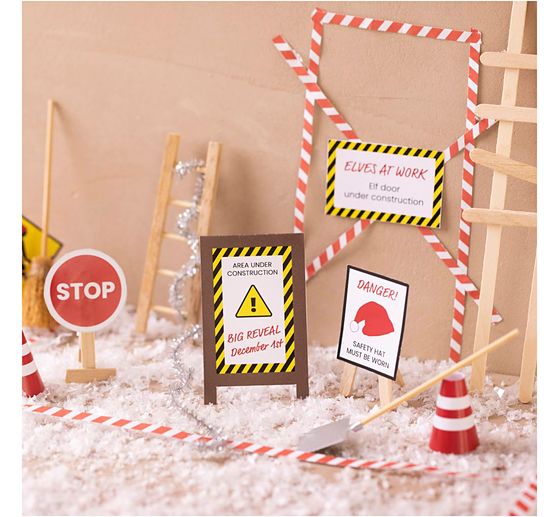 Mini zestaw do rękodzieła drzwiczki elfów "W budowie"