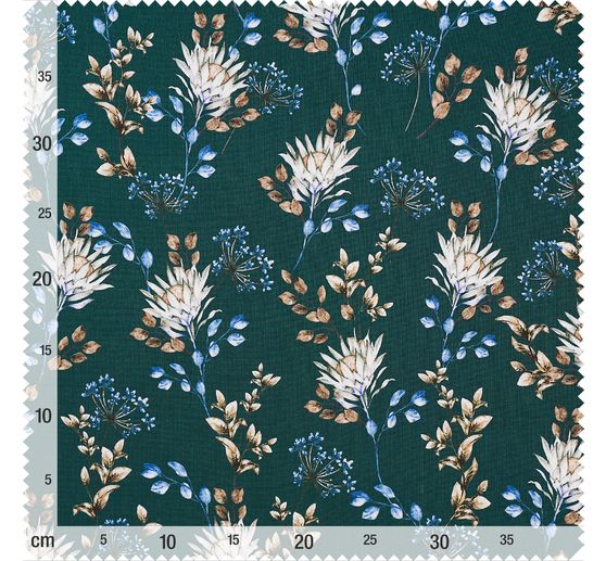 Tkanina bawełniana "Brilliant" Bright Flowers