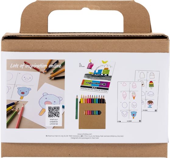 Mini zestaw kreatywny do rysowania "Słodkie rzeczy"