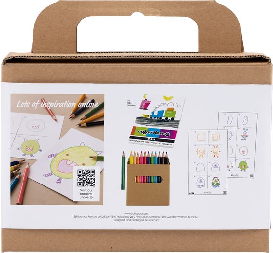 Mini zestaw kreatywny do rysowania "Potwór"