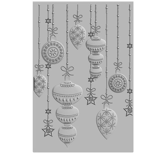 Szablon do tłoczenia Sizzix 3D "Błyszczące ozdoby"