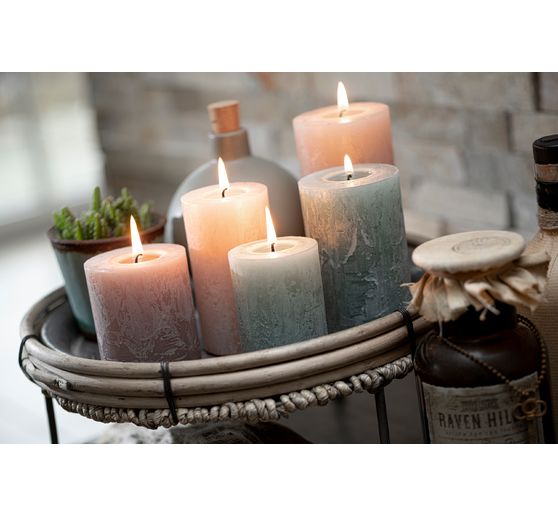 Pillar candle "Rustik", Ø 6 x 8 cm