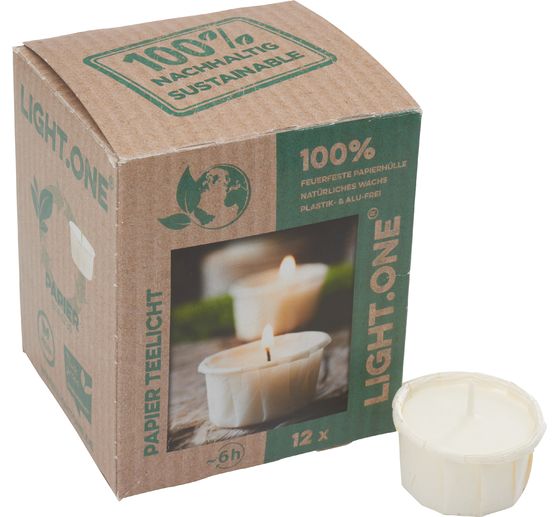 Papierowe podgrzewacze "LIGHT.ONE