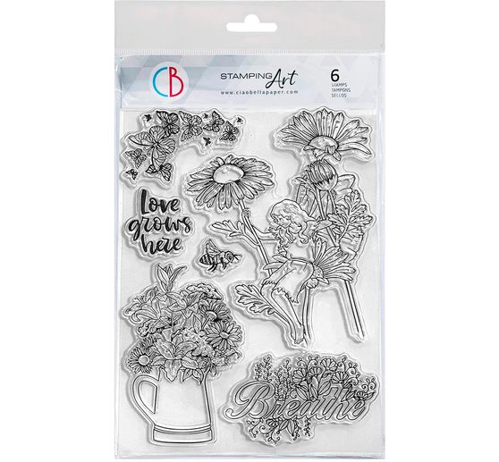 Silicone stamp "Enchanted Land", Flower Fairy