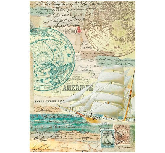 Asortyment jedwabi z motywem "Dookoła świata", zestaw 6 szt.