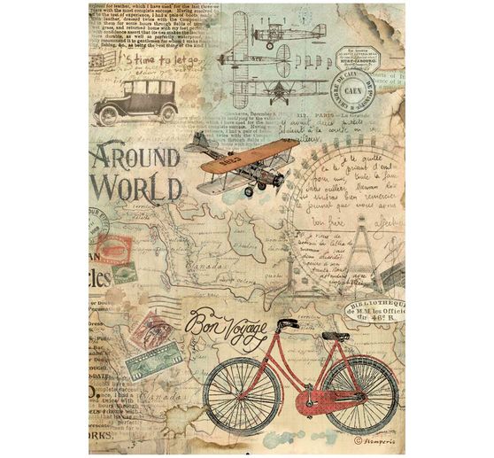 Asortyment jedwabi z motywem "Dookoła świata", zestaw 6 szt.