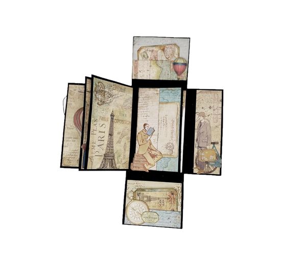 Blok do scrapbookingu "Dookoła świata