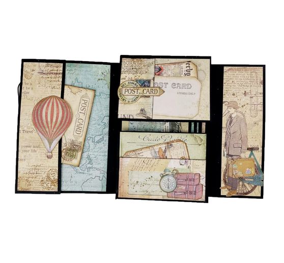 Blok do scrapbookingu "Dookoła świata