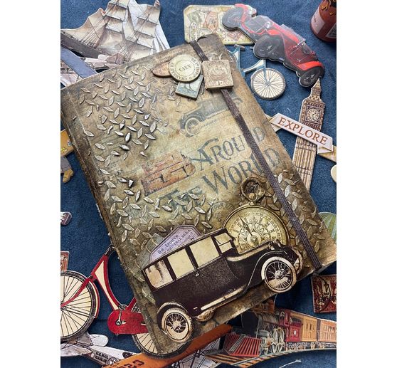 Blok do scrapbookingu "Dookoła świata