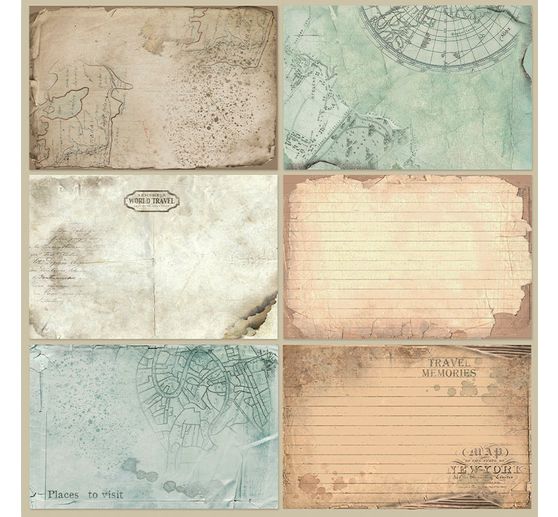 Blok do scrapbookingu "Dookoła świata