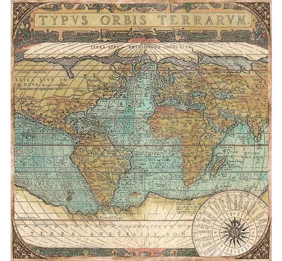 Blok do scrapbookingu "Dookoła świata