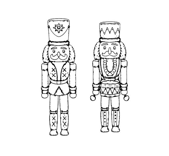 Silikonowy stempel "Dziadek do orzechów"