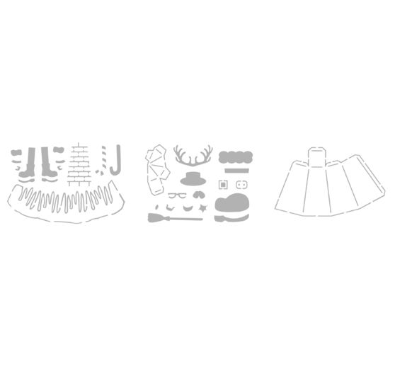 Zestaw szablonów VBS "Świąteczne zestawy pudełek"