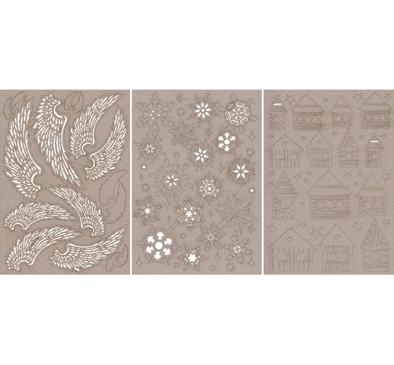 Punch motifs "Gray cardboard"