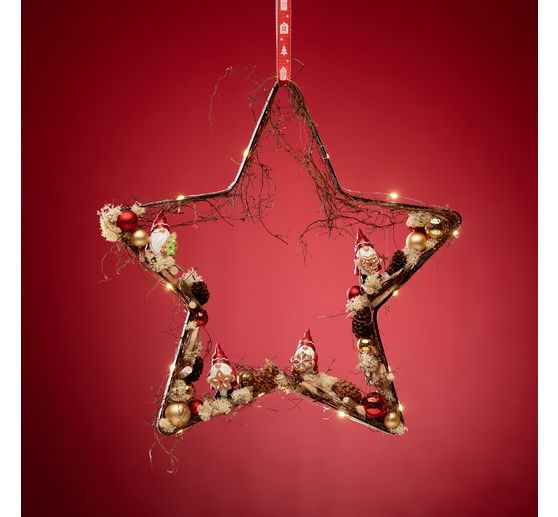 Szklane bombki choinkowe na drucie