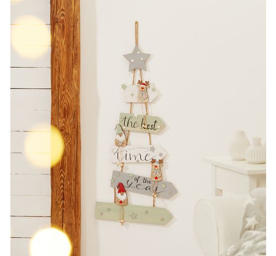 VBS Decoration pendant deer and santa "Sven"