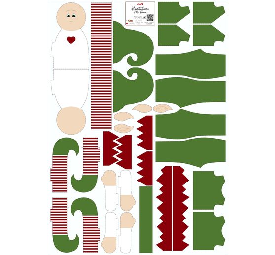 Zestaw do szycia lalek "Elf płatek śniegu"