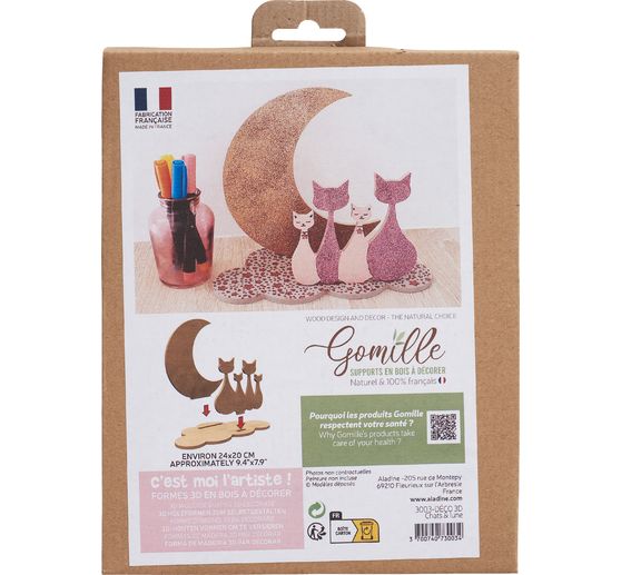 "Koty na księżycu" - zestaw do składania