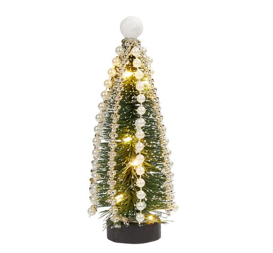 Miniaturowa jodła z oświetleniem LED, 14 cm