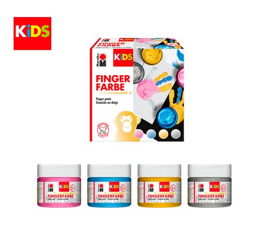 Farby do malowania palcami Marabu KiDS "STERNENGLANZ"