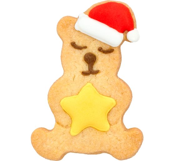 Cookie cutter "Christmas teddy bear"