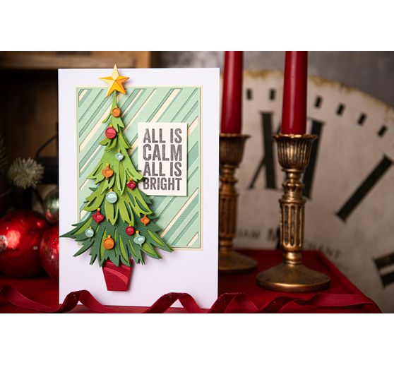 Szablon do wykrojników Sizzix Thinlits "Layered Stripes by Tim Holtz".