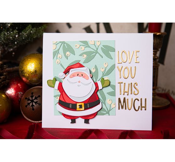 Wykrojnik Sizzix Thinlits "Santa Greetings Colourize by Tim Holtz".