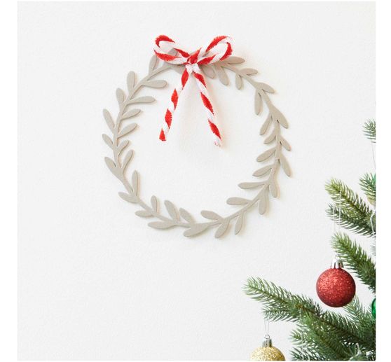 Chenille wire "Red/White", 10 pieces