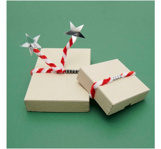 Chenille wire "Red/White", 10 pieces