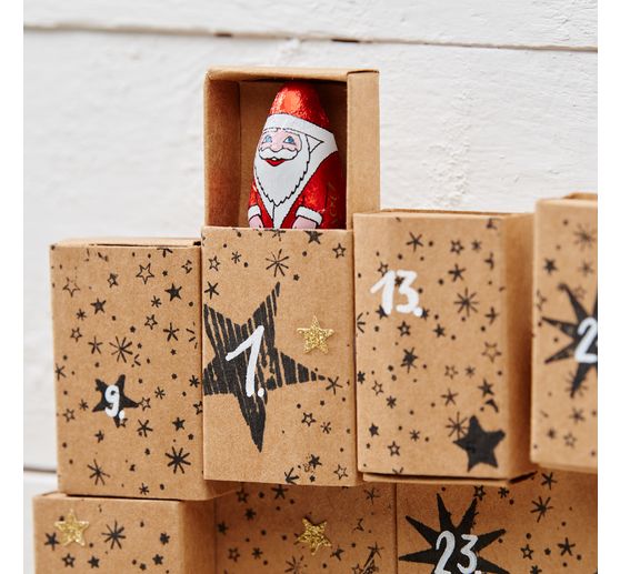 VBS Matchboxes "Kraft paper", 5 cm