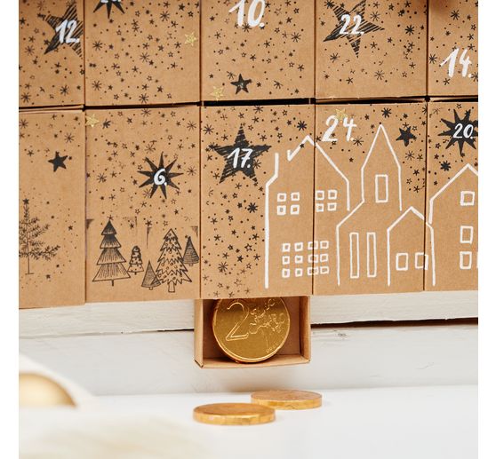 VBS Matchboxes "Kraft paper", 5 cm