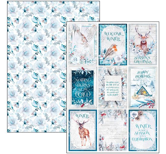 Zestaw papierowy "Zimowa podróż