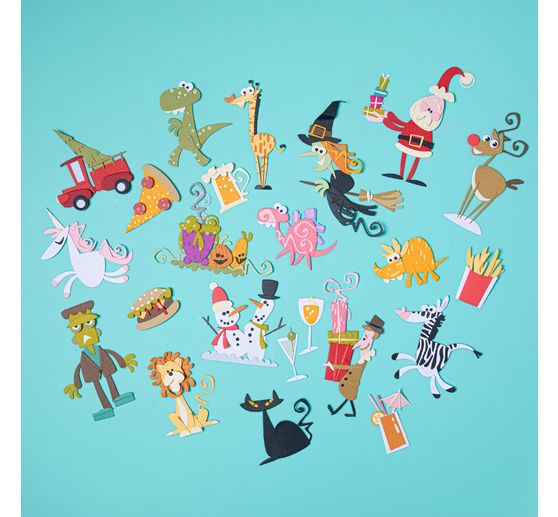 Wykrojnik Sizzix Thinlits "Infinite Doodles #1".