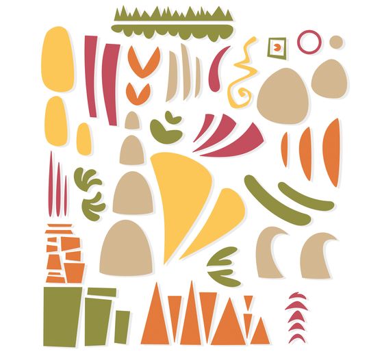 Wykrojnik Sizzix Thinlits "Infinite Doodles #1".