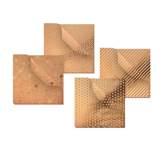 Papier do składania "Papier pakowy złoty"