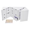 Folding cabinet with 24 drawers