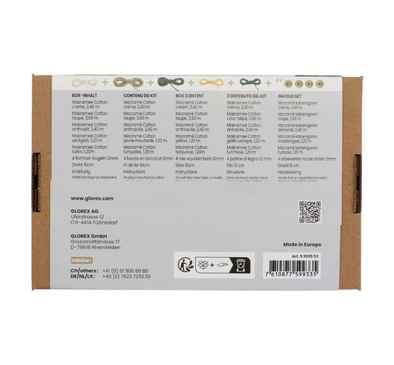 Macramé set "Bracelets"