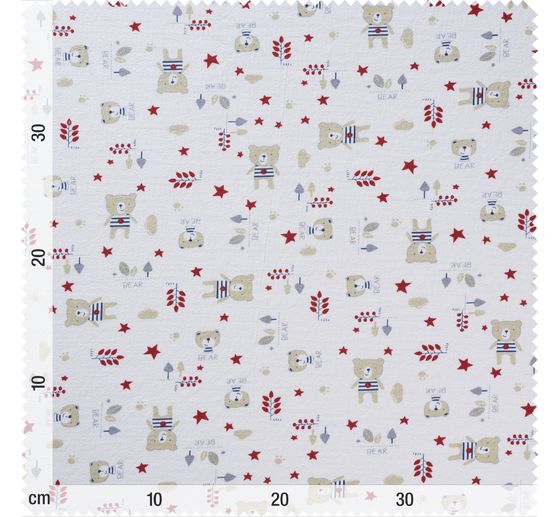 Jersey fabric "Favorite bear"