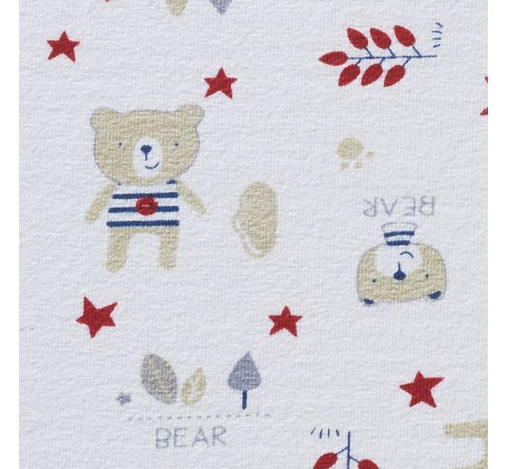 Jersey fabric "Favorite bear"