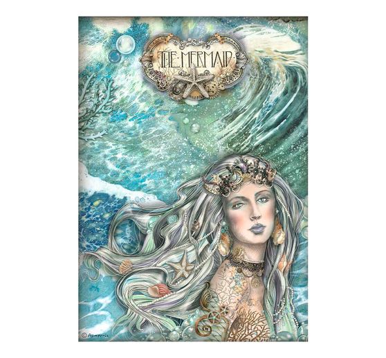 Asortyment słomkowych jedwabi z motywem "Pieśni morza"