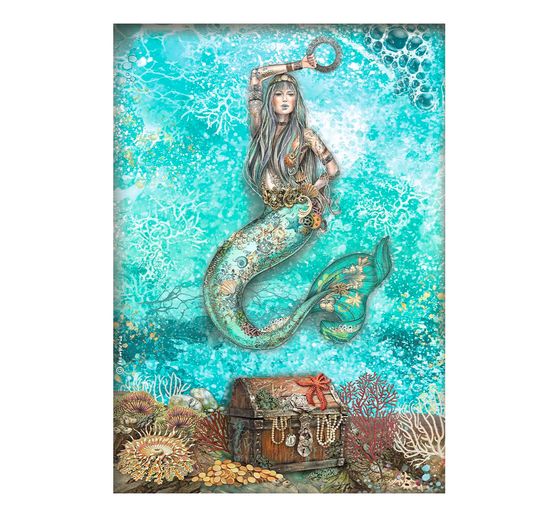 Asortyment słomkowych jedwabi z motywem "Pieśni morza"