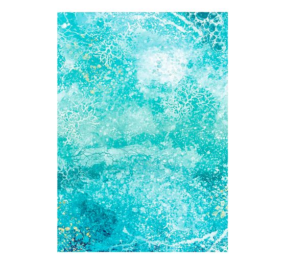 Motif straw silk paper backgrounds "Songs of the Sea"