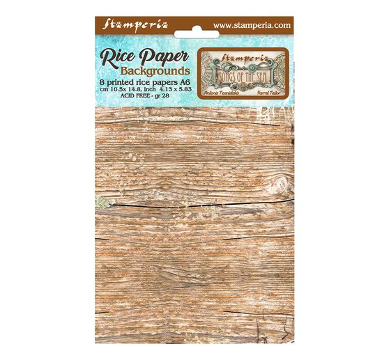 Motif straw silk paper backgrounds "Songs of the Sea"