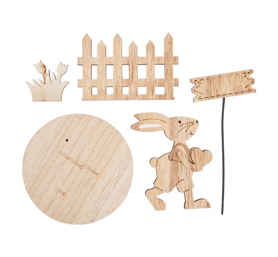 Drewniany model do składania VBS "Królik z tabliczką"