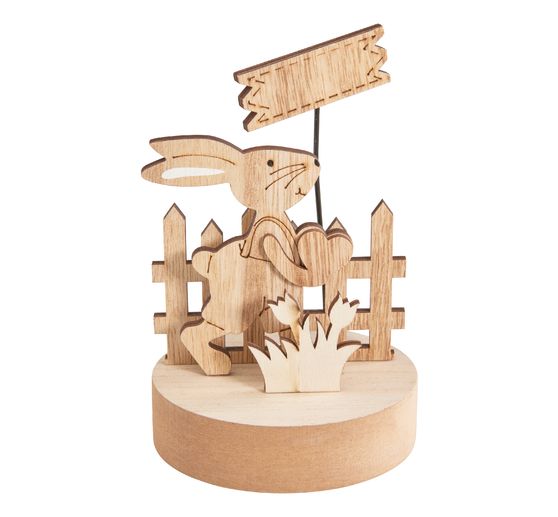 Drewniany model do składania VBS "Królik z tabliczką"