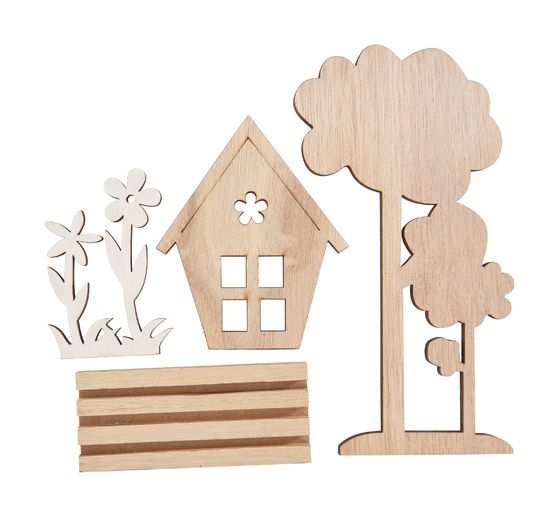 Drewniany model do składania VBS "Dom na wsi"