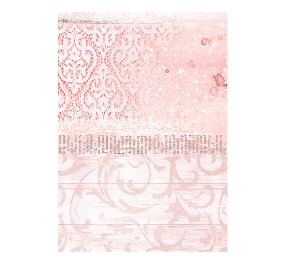 Tło słomkowe jedwabne z motywem "Roseland"